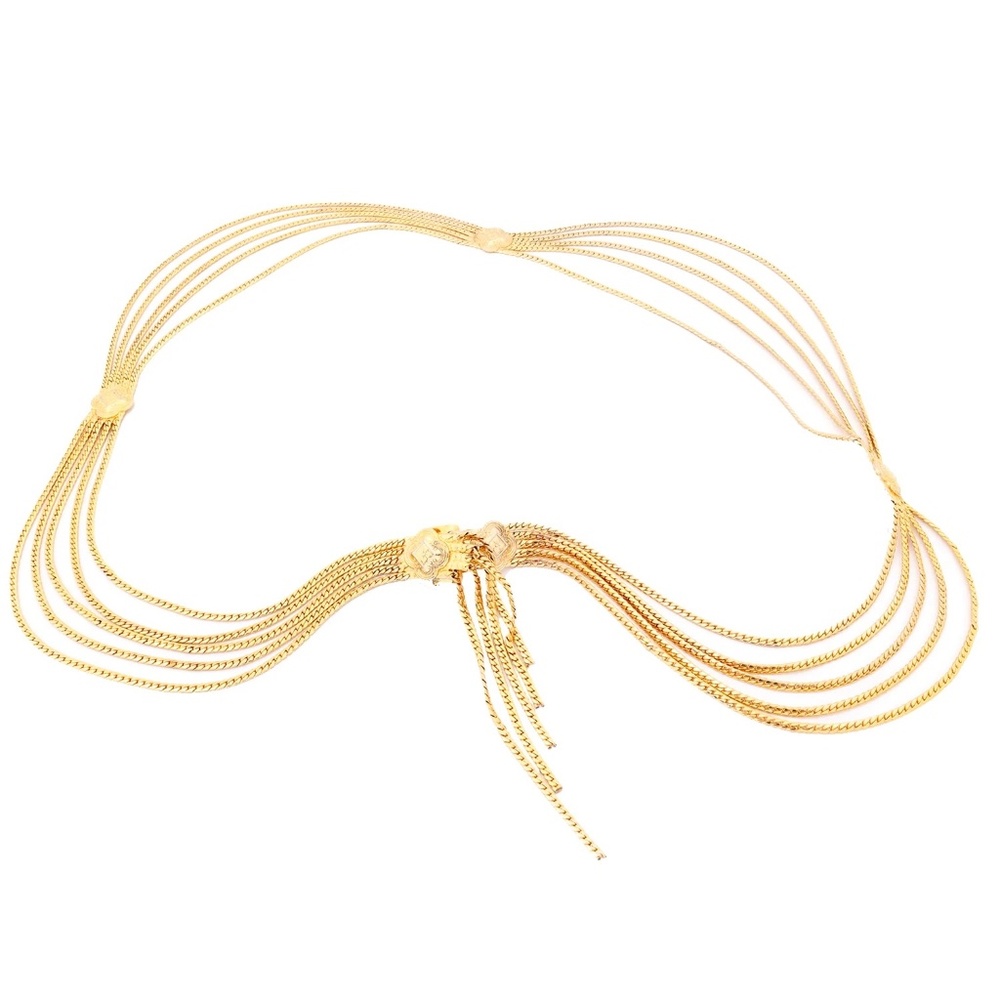 Vintage Christian Dior Gold Chain Belt